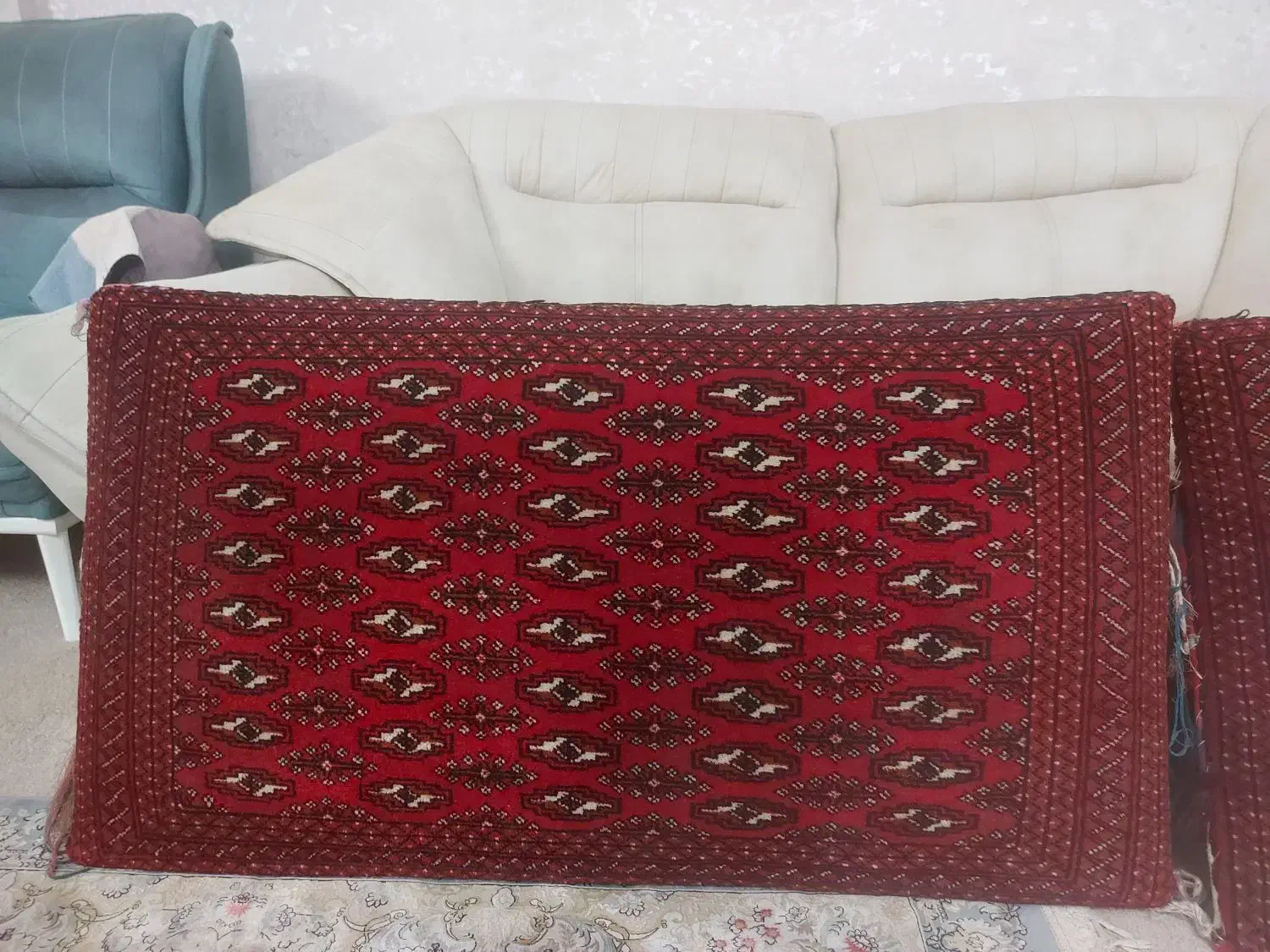 پشتی دست بافت ترکمن|پشتی|تهران, دولاب|دیوار