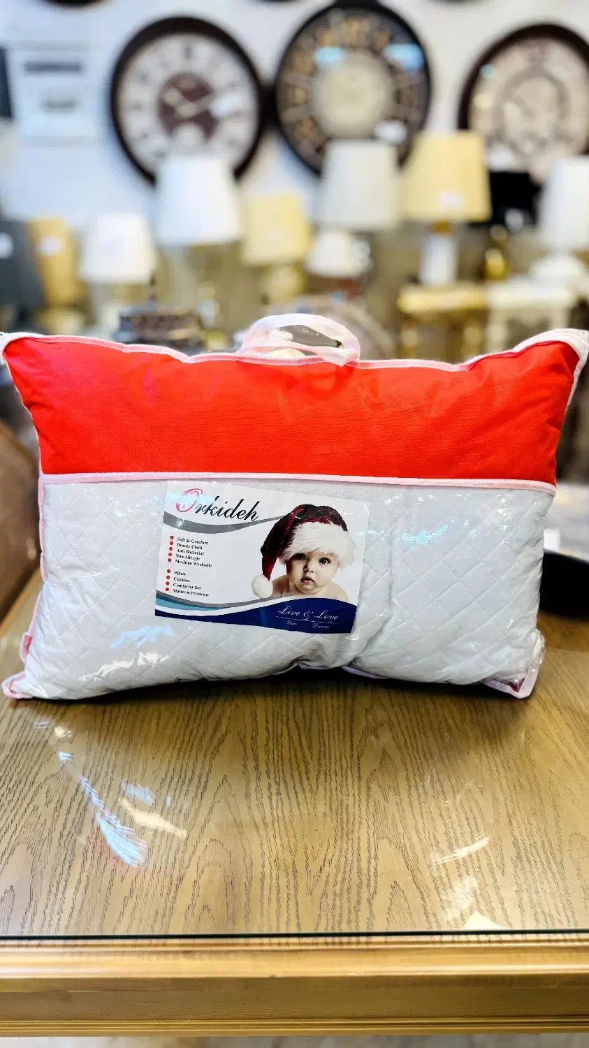 بالش الیافی یک کیلوگرمی با پارچه تترن|رختخواب، بالش، پتو|رشت, انصاری|دیوار