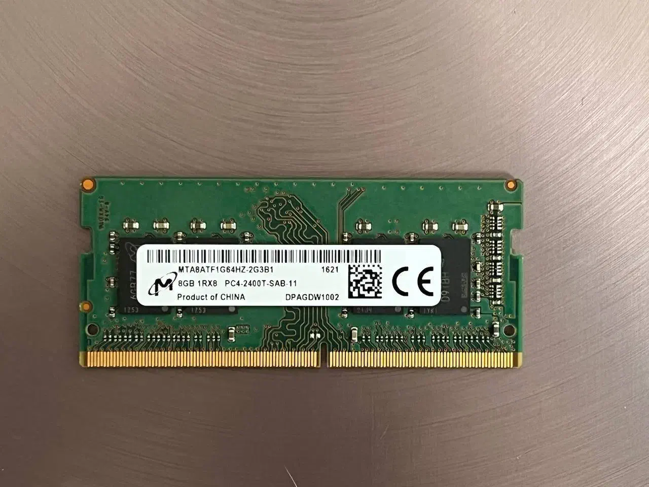 رم لپ تاپ DDR4 دو کاناله 2400 مگاهرتز میکرون 8 گیگ|قطعات و لوازم جانبی رایانه|تهران, کوی بیمه|دیوار