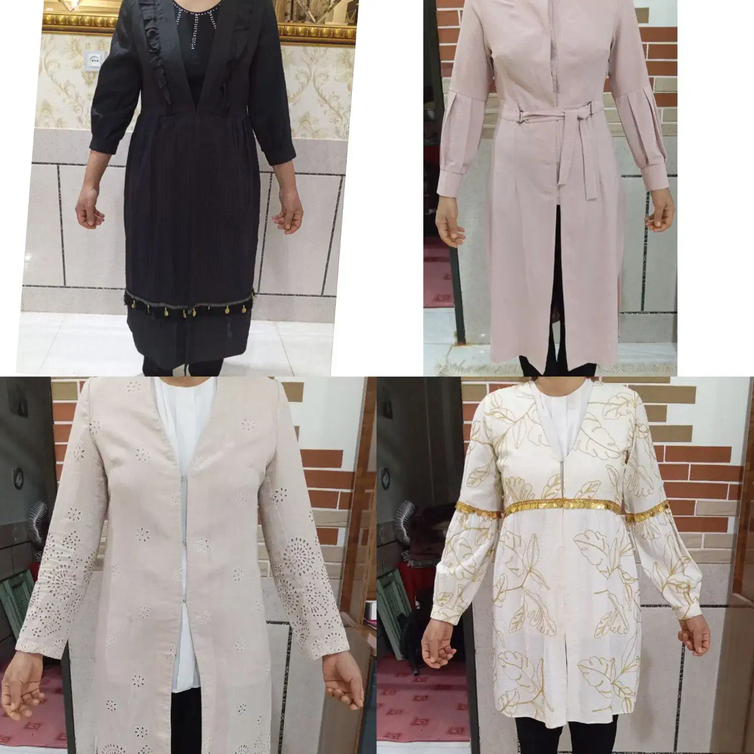 تعدادی مانتو مجلسی زنانه|لباس|زابل, |دیوار