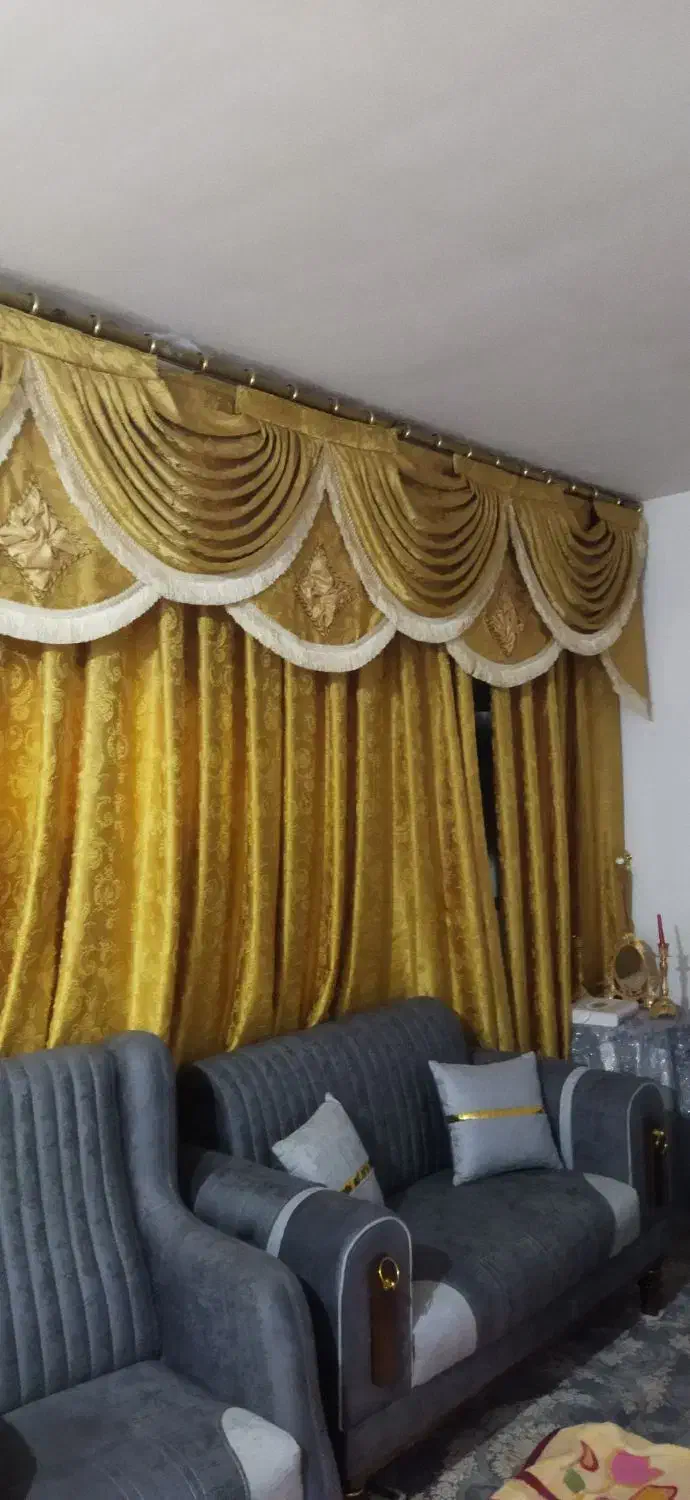 پرده اطاق|پرده، رانر، رومیزی|فارسان, |دیوار