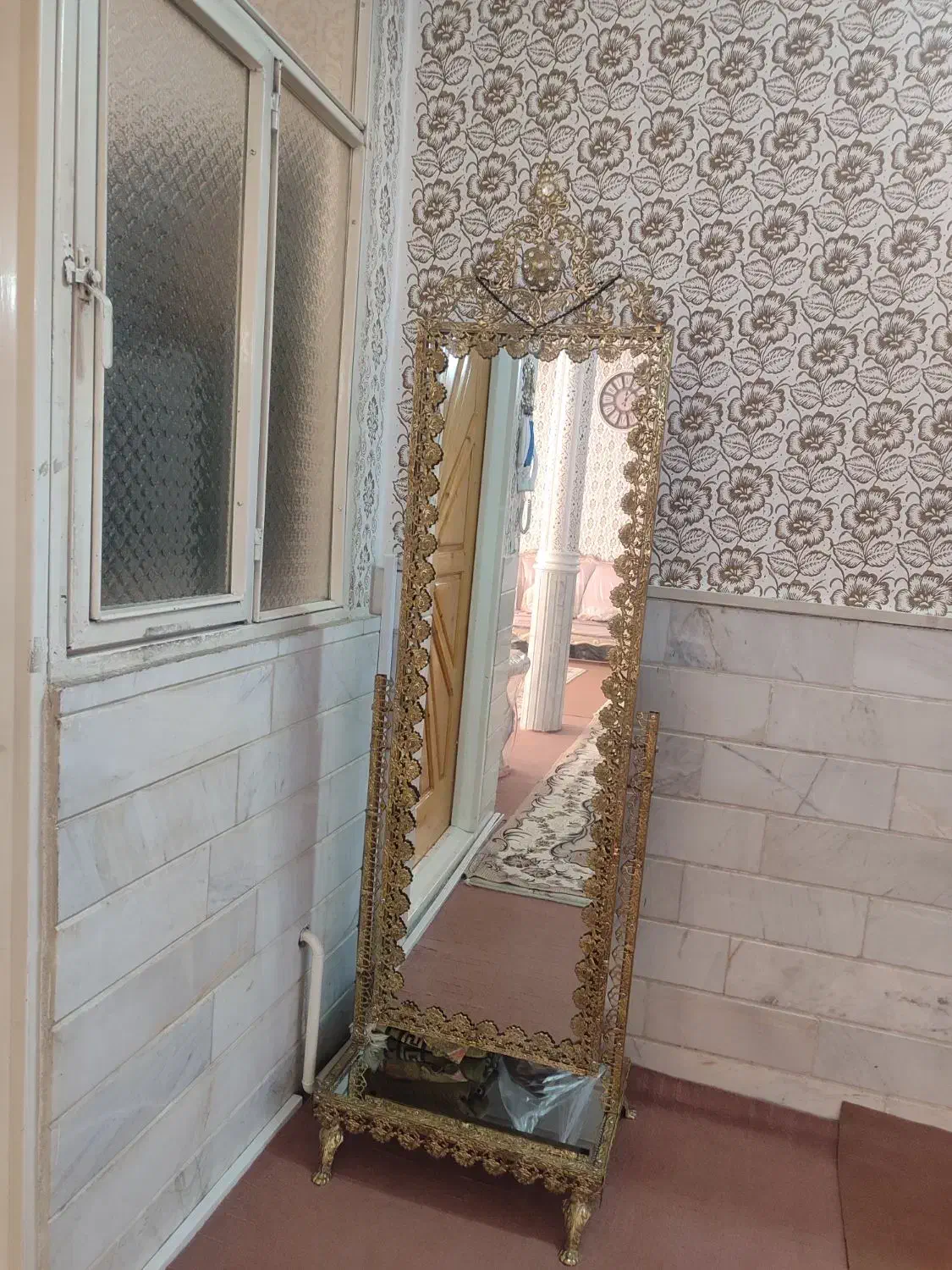 آینه قدی برنجی|آینه|ورامین, ورامین|دیوار