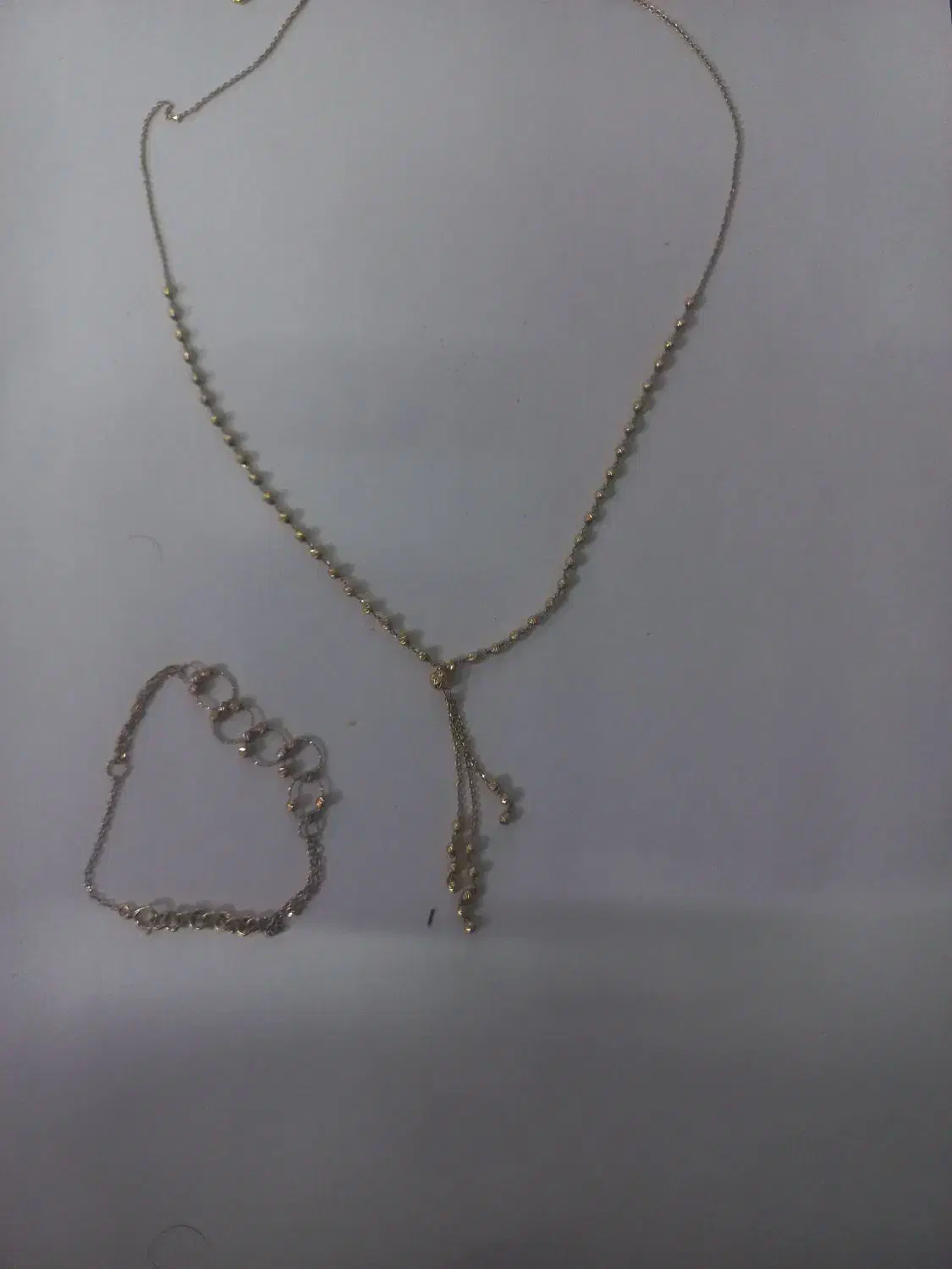 گردنبند، گوشواره(نیم ست) نگین ایتالیایی 11/910سوت|جواهرات|مشهد, چهارچشمه|دیوار