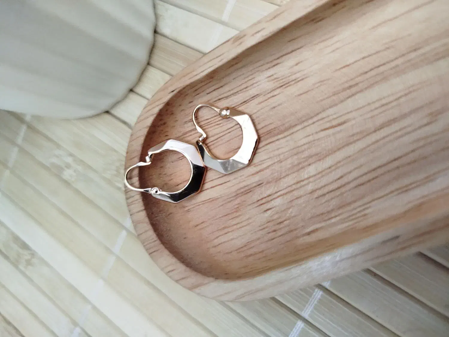 گوشواره روزمره ژوپینگ آبکاری طلا|بدلیجات|قم, در بهشت|دیوار