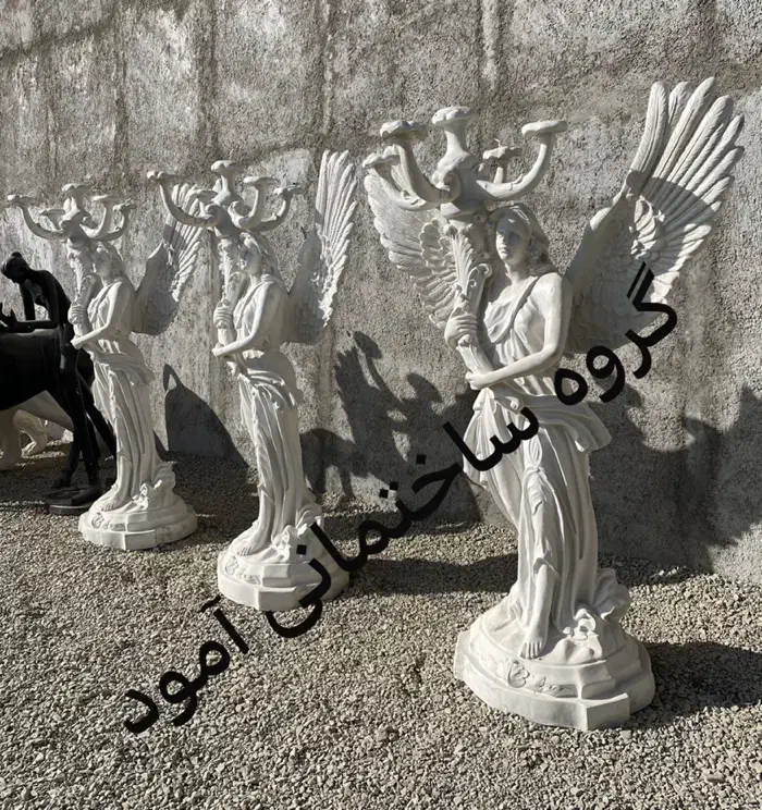 مجسمه فایبرگلس فایبر فرشته آبنما سرستون الاچیق|مصالح و تجهیزات ساختمان|کرج, فاز ۱ مهرشهر|دیوار