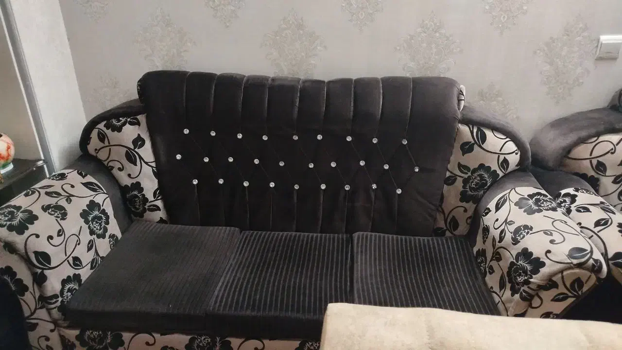 مبل پارچه مخمل|مبلمان خانگی و میز عسلی|سمنان, |دیوار