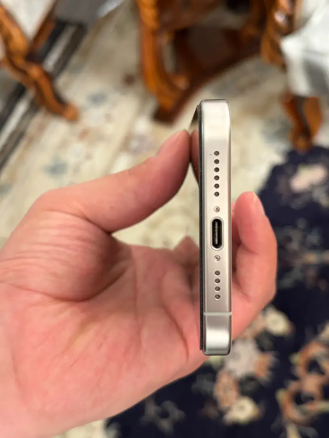 ایفون۱۵پرومکس۲۵۶سفید|موبایل|قرچک, مهدیه|دیوار