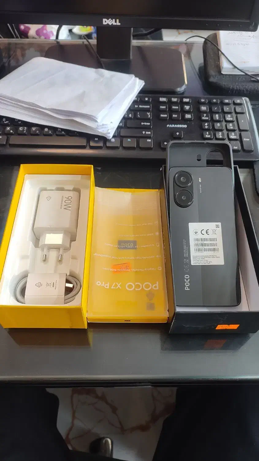 شیائومی x7 pro رام۵۱۲/۱۲ پشت ویترینی اکبند|موبایل|تهران, مسعودیه|دیوار