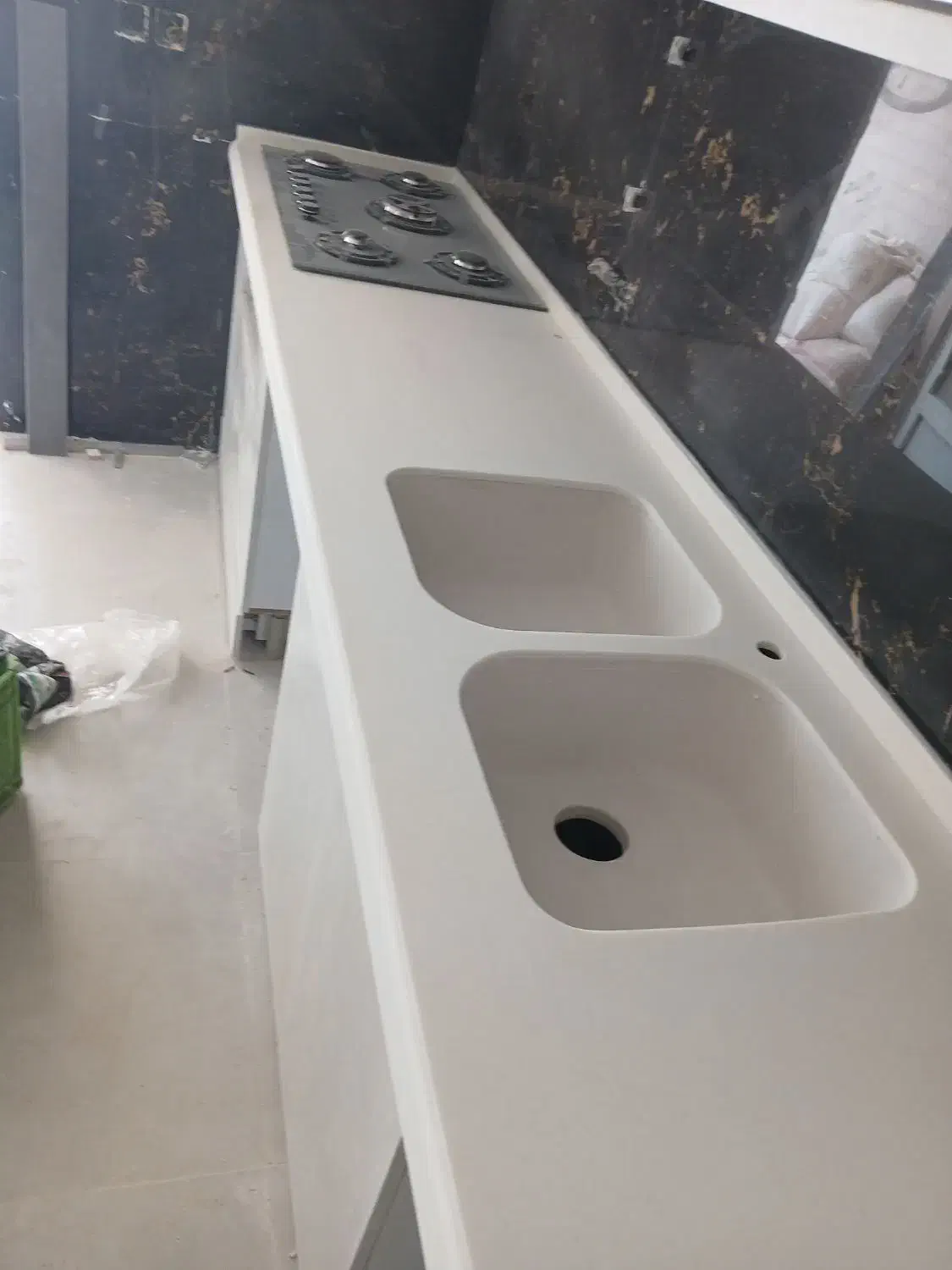 سنگ کابینت کورین،کوارتز|مصالح و تجهیزات ساختمان|دلیجان, |دیوار