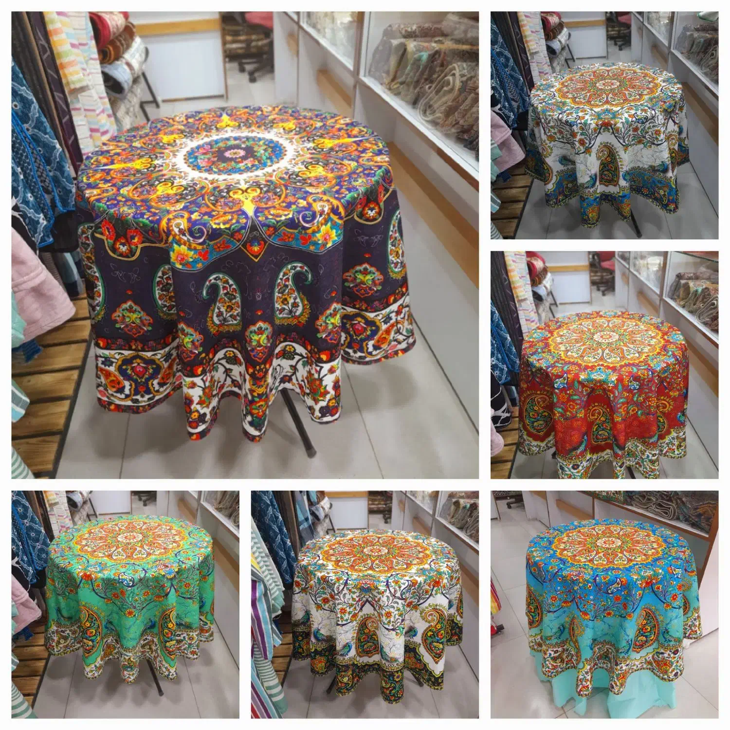 رومیزی مخمل چاپی .|روفرشی|نجف‌آباد, امیرکبیر|دیوار