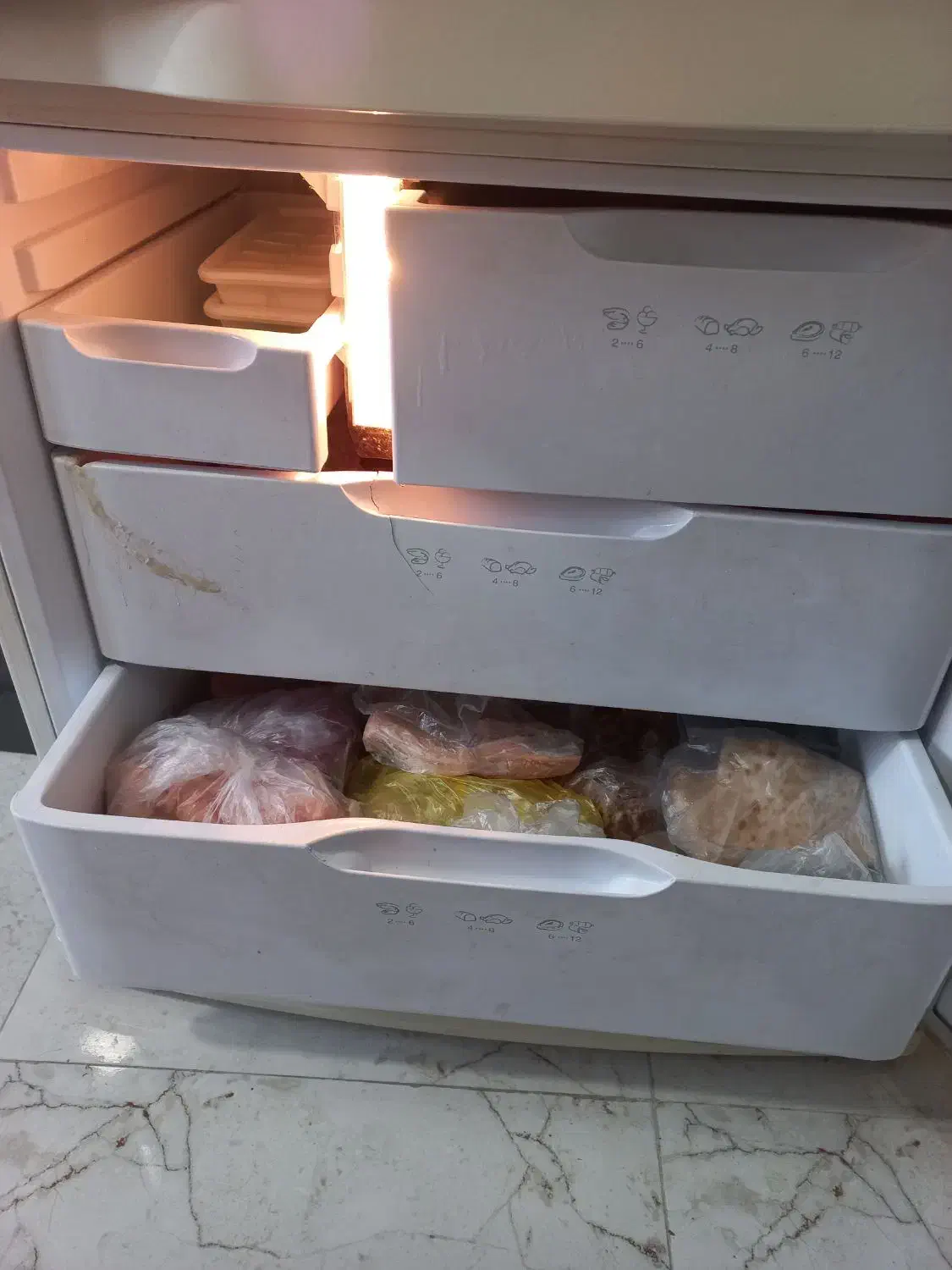 یخچال فریزر سامسونگ|یخچال و فریزر|رشت, ساغری سازان|دیوار