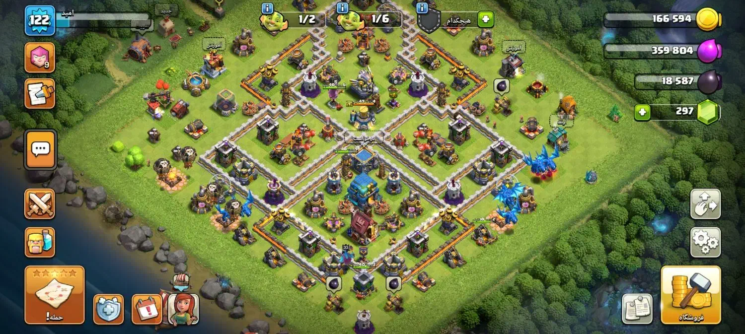 اکانت کلش اف گلنز تان 12|کنسول، بازی ویدئویی و آنلاین|اهواز, کمپلو شمالی|دیوار