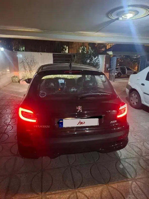 207 مشکی tu5 plus|خودرو سواری و وانت|فردیس, قریشی|دیوار