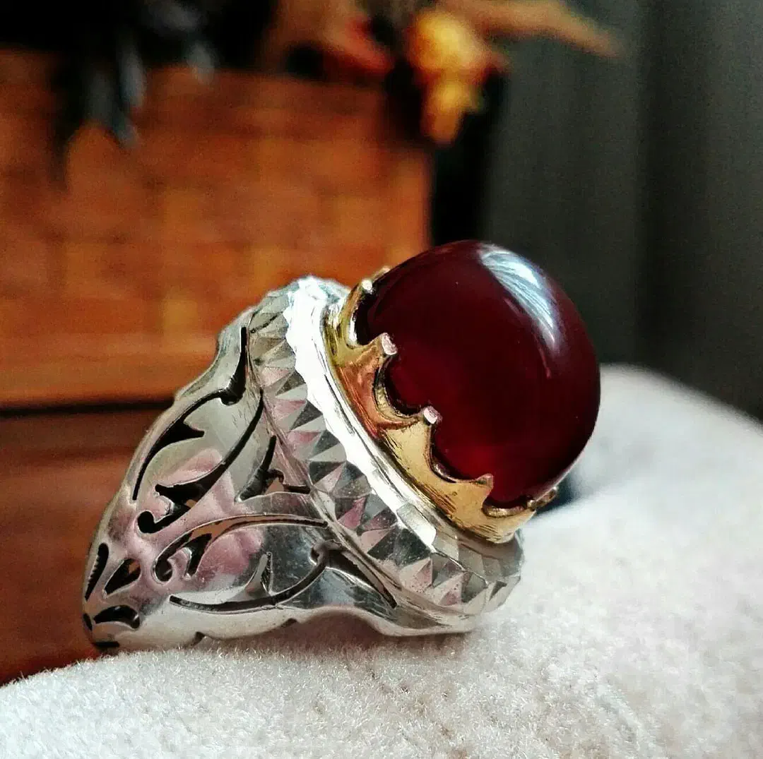 انگشتر عقیق یمن|جواهرات|بیرجند, |دیوار