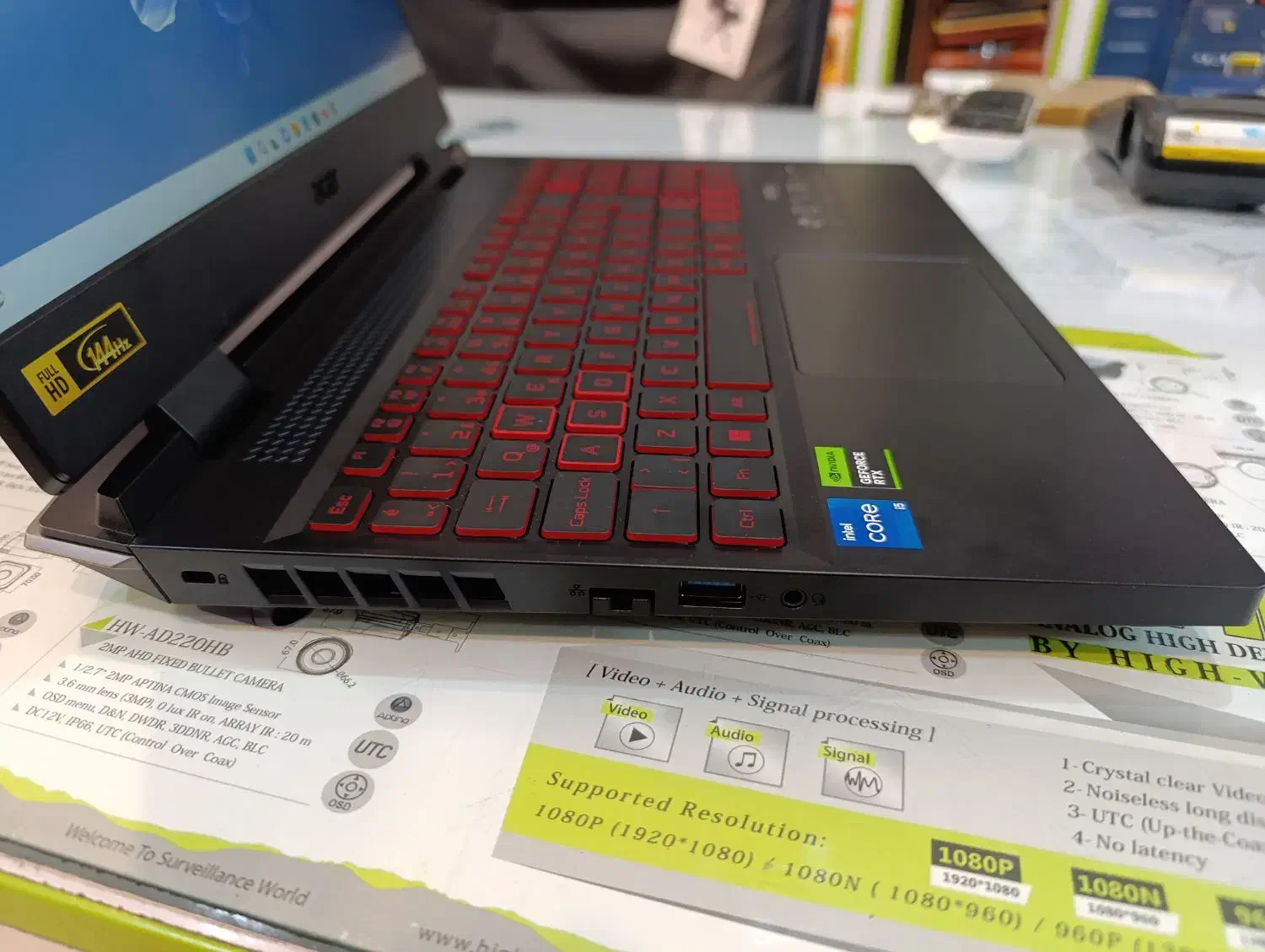 لپ‌تاپ گیمینگ و حرفه‌ای  Acer RTX 3050 144HZ|رایانه همراه|مشگین شهر, |دیوار