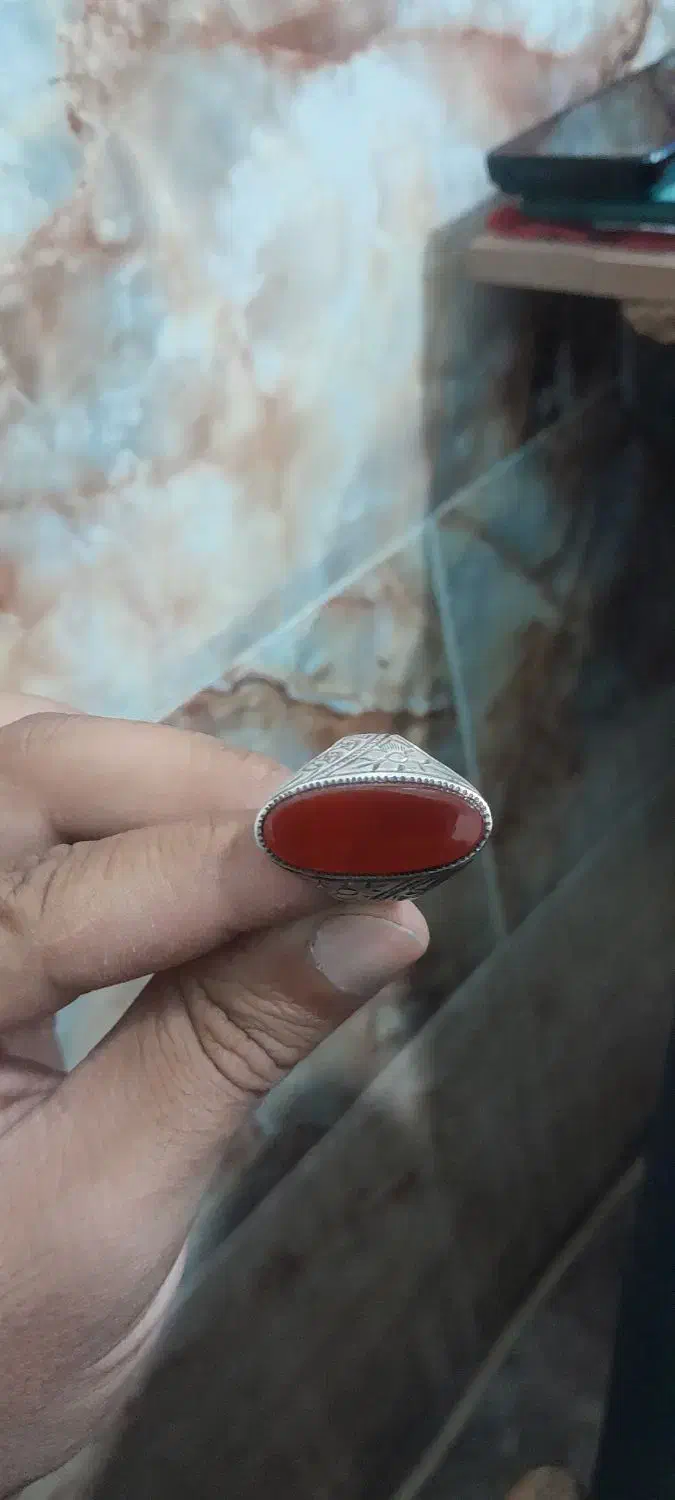 انگشتر نقره دستساز|جواهرات|الشتر, |دیوار