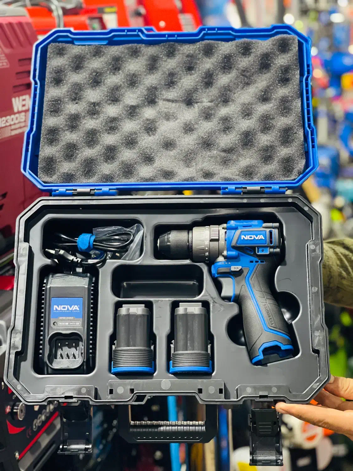 دریل شارژی نووا براشلس ۱۶ ولت ۵۵۱۰|ماشینآلات صنعتی|مراغه, |دیوار