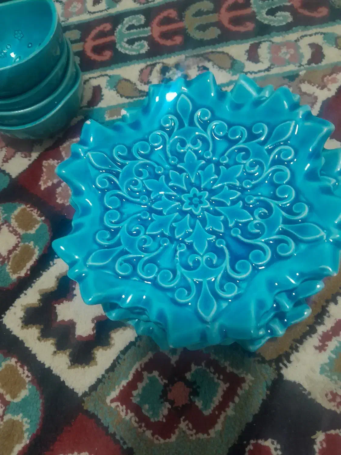 ظرف سفالی ویه عدد سوپ خوری|ظروف سرو و پذیرایی|سنندج, |دیوار