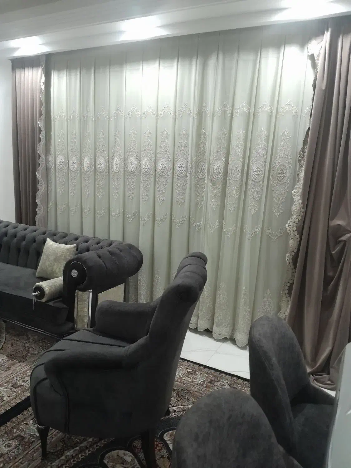 پرده پذیرایی|پرده، رانر، رومیزی|قدس, شهرقدس|دیوار