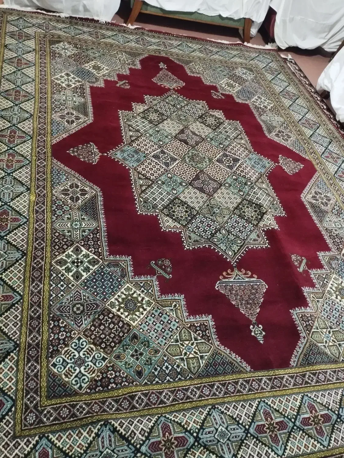 فرش ۱۲ متری|فرش|قائم‌شهر, |دیوار