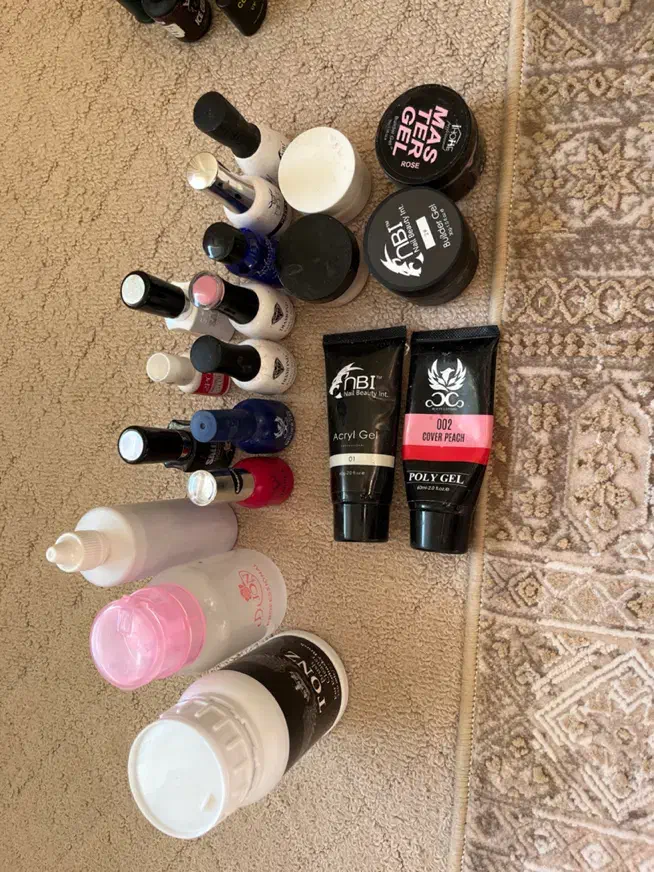 وسایل کاشت ناخن پودر و ژل|آرایشی، بهداشتی، درمانی|تهران, جوانمردان (اندیشه)|دیوار