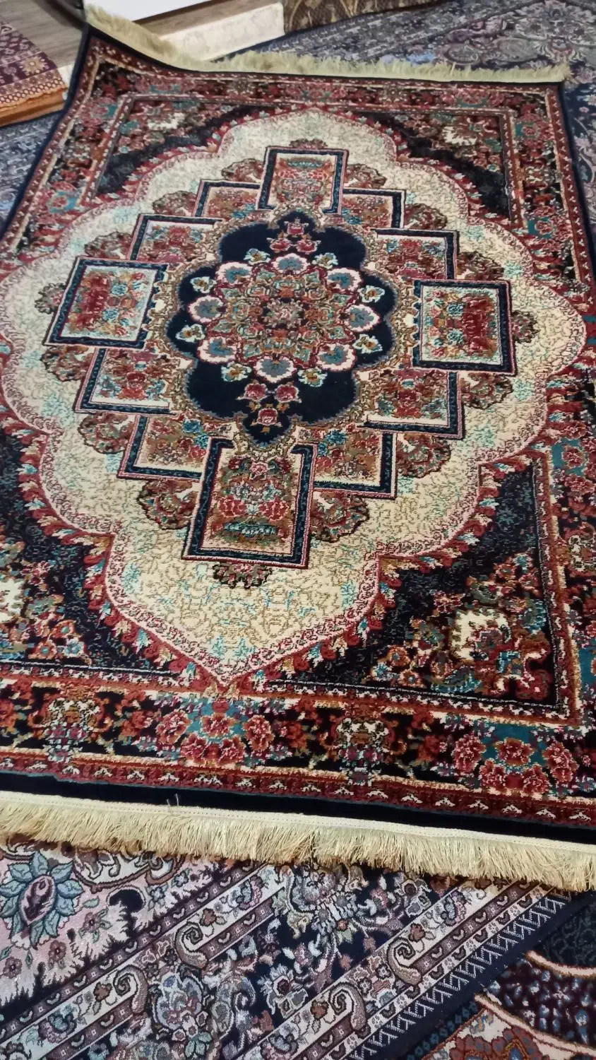 فرش 4متری 440شانه نخ|فرش|کرمانشاه, |دیوار