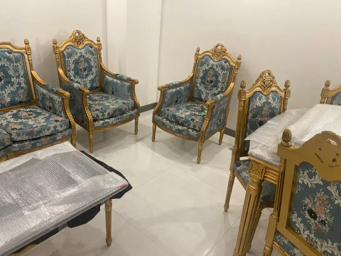 مبل ۹نفره استیل و میز نهارخوری۸نفره|مبلمان خانگی و میز عسلی|تهران, شادمان|دیوار