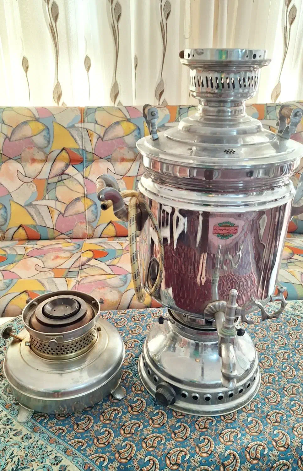 سماور بزرگ مجلسی در حد نو|سماور، چایساز، قهوهساز|زنجان, |دیوار