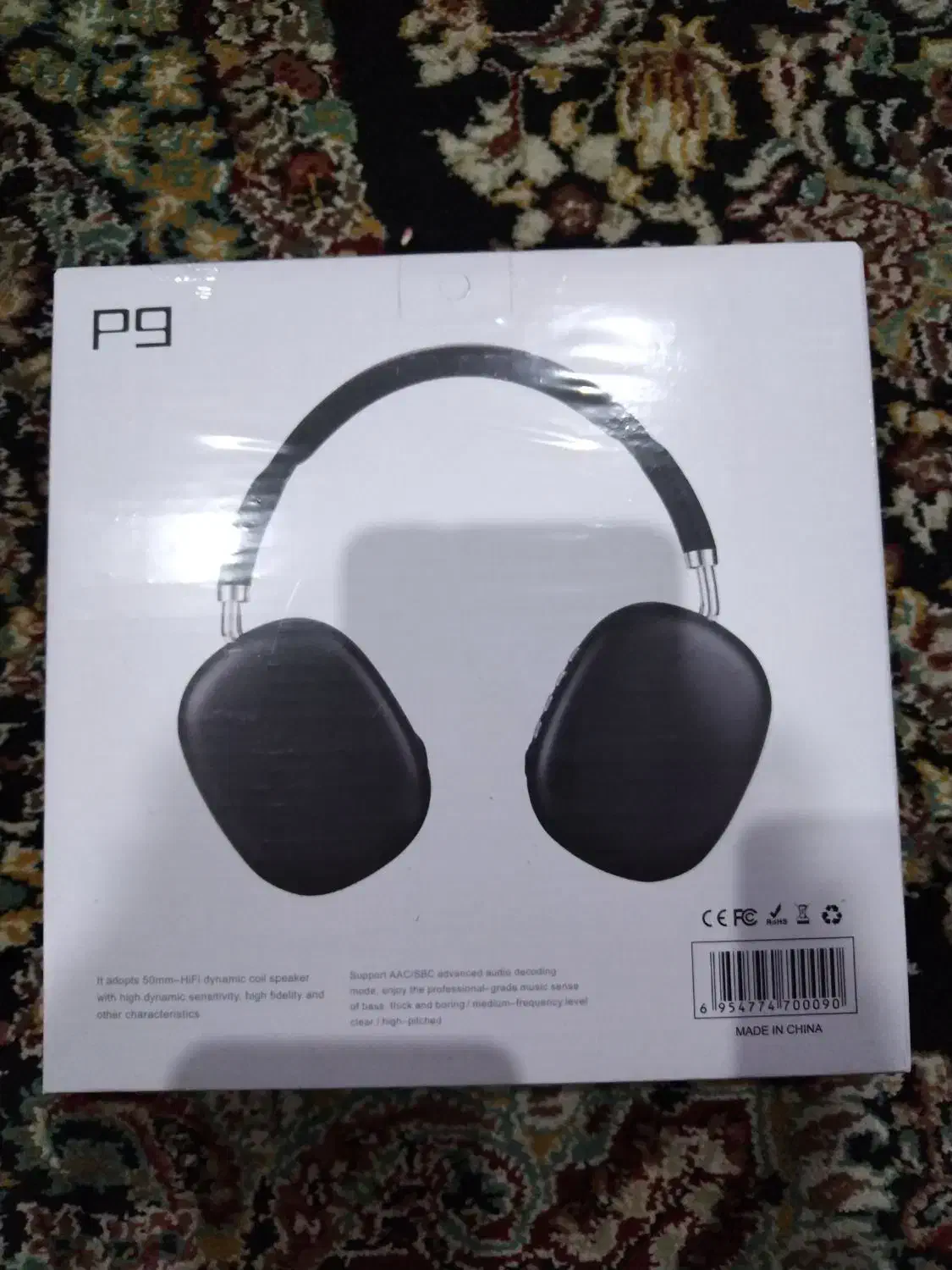 هدست ایر پد مکس P9 بلوتوث دار رادیودار|پخش‌کننده همراه|دزفول, |دیوار