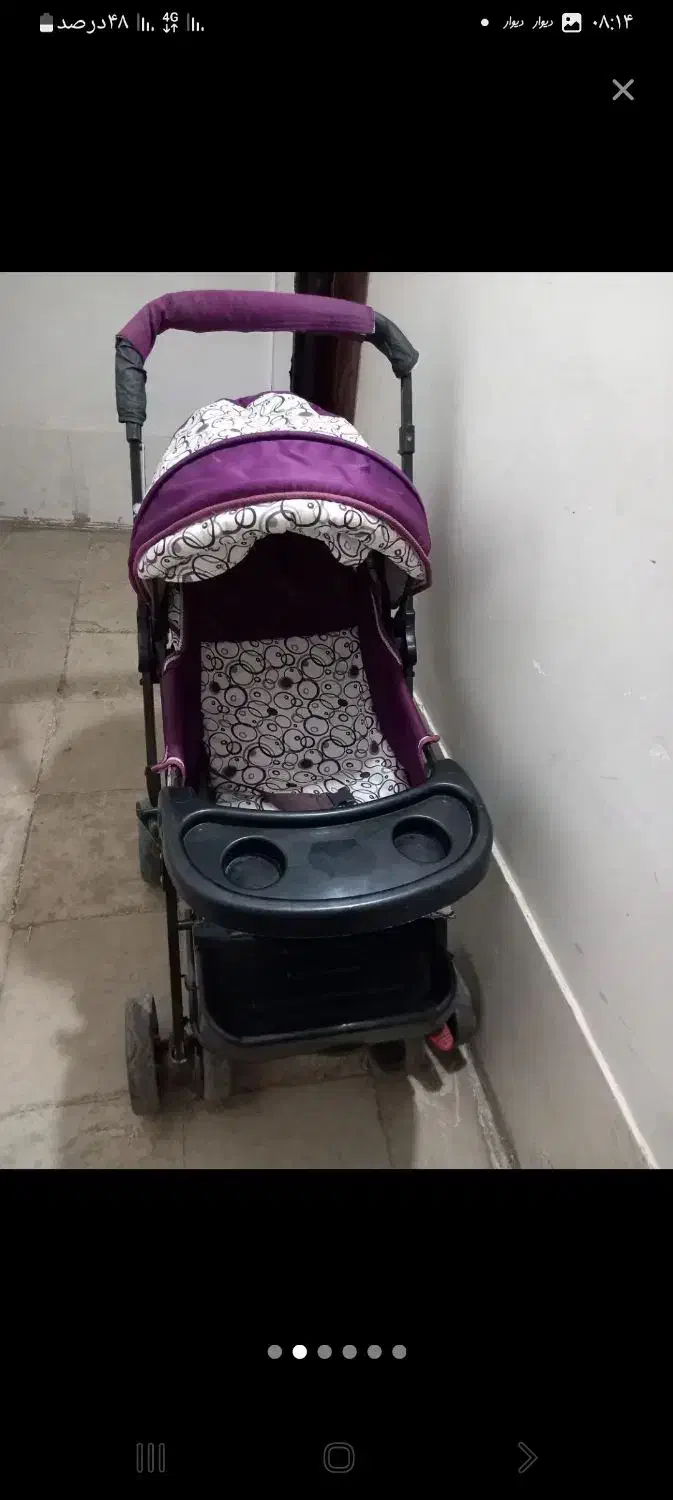 ست کامل کالسکه اسکلت خارجی مارک گراکو|کالسکه و لوازم جانبی|صفادشت, |دیوار