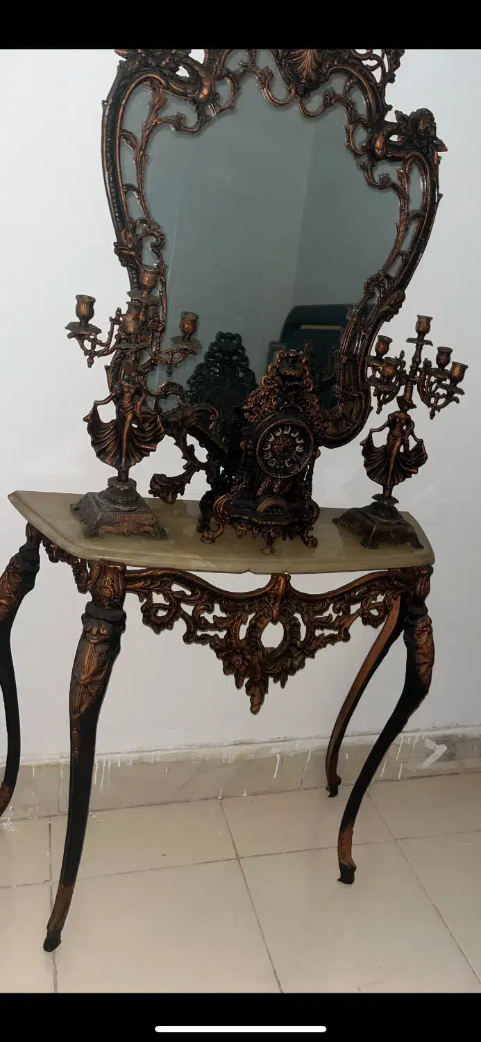 آیینه و شمعدان|صنایع دستی و سایر لوازم تزئینی|بندر امام خمینی, |دیوار