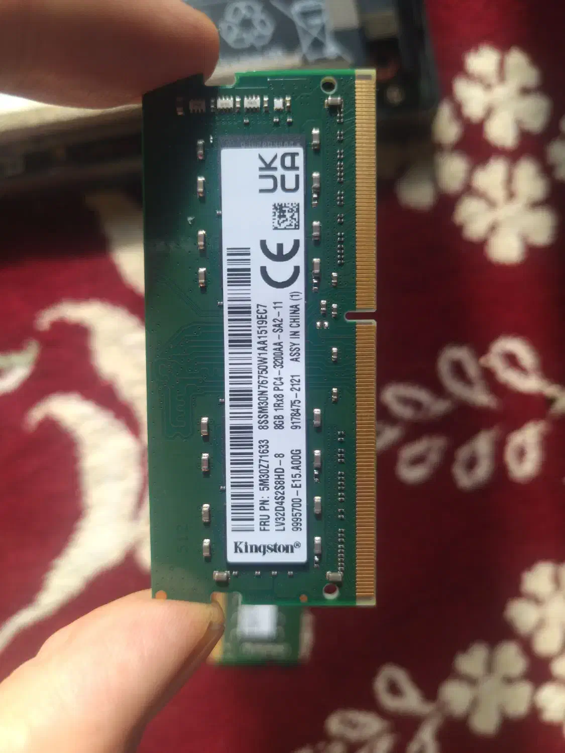 ۲ عدد رم ۸ گیگ. ddr4 لپتاپ|قطعات و لوازم جانبی رایانه|همدان, |دیوار