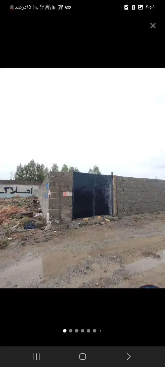 ۳۰۰ متر زمین چهاردیواری چسب بافت دولت اباد جام جم|فروش زمین و ملک کلنگی|تنکمان, |دیوار