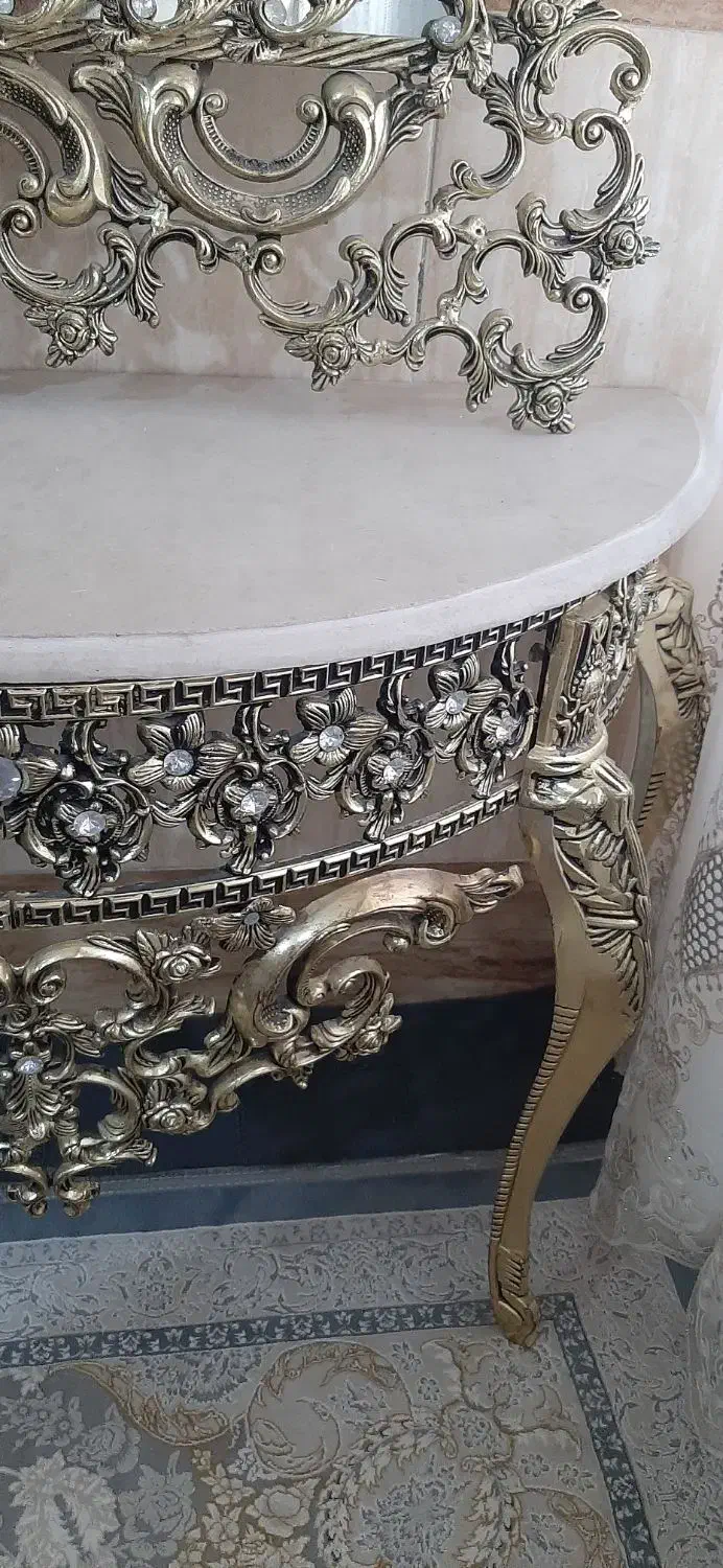 اینه وکنسول برنز|مبلمان خانگی و میز عسلی|جعفرآباد, |دیوار