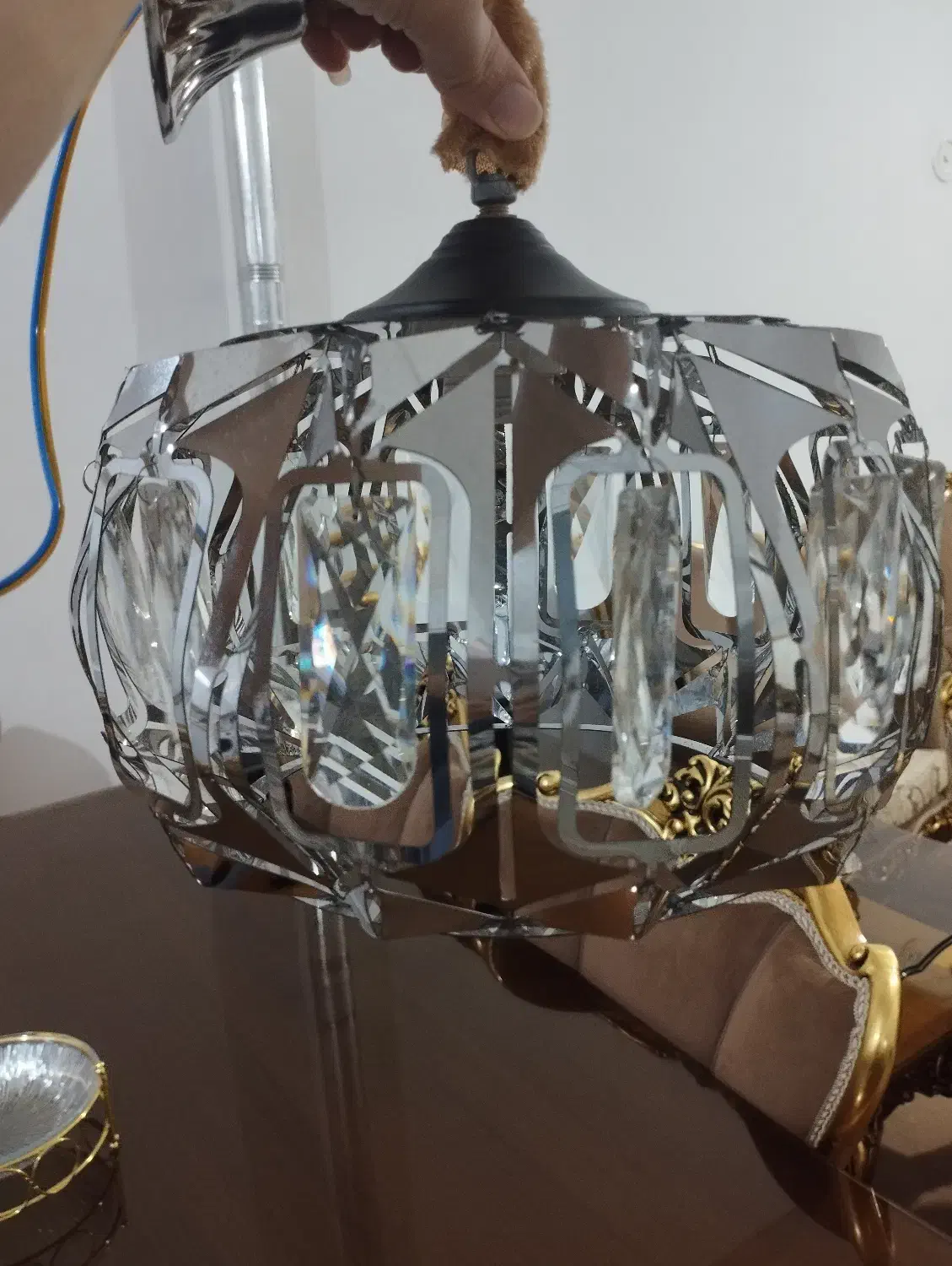 لوستر و جا لامپی|لوستر و چراغ آویز|اردبیل, |دیوار