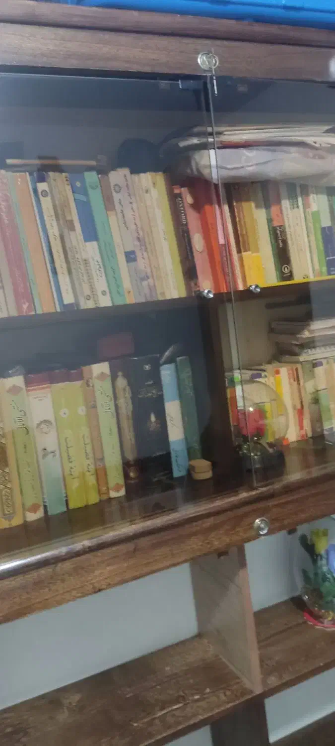 کتابخانه|کتابخانه، شلف، قفسه‌های دیواری|محمدشهر, سیدآباد|دیوار