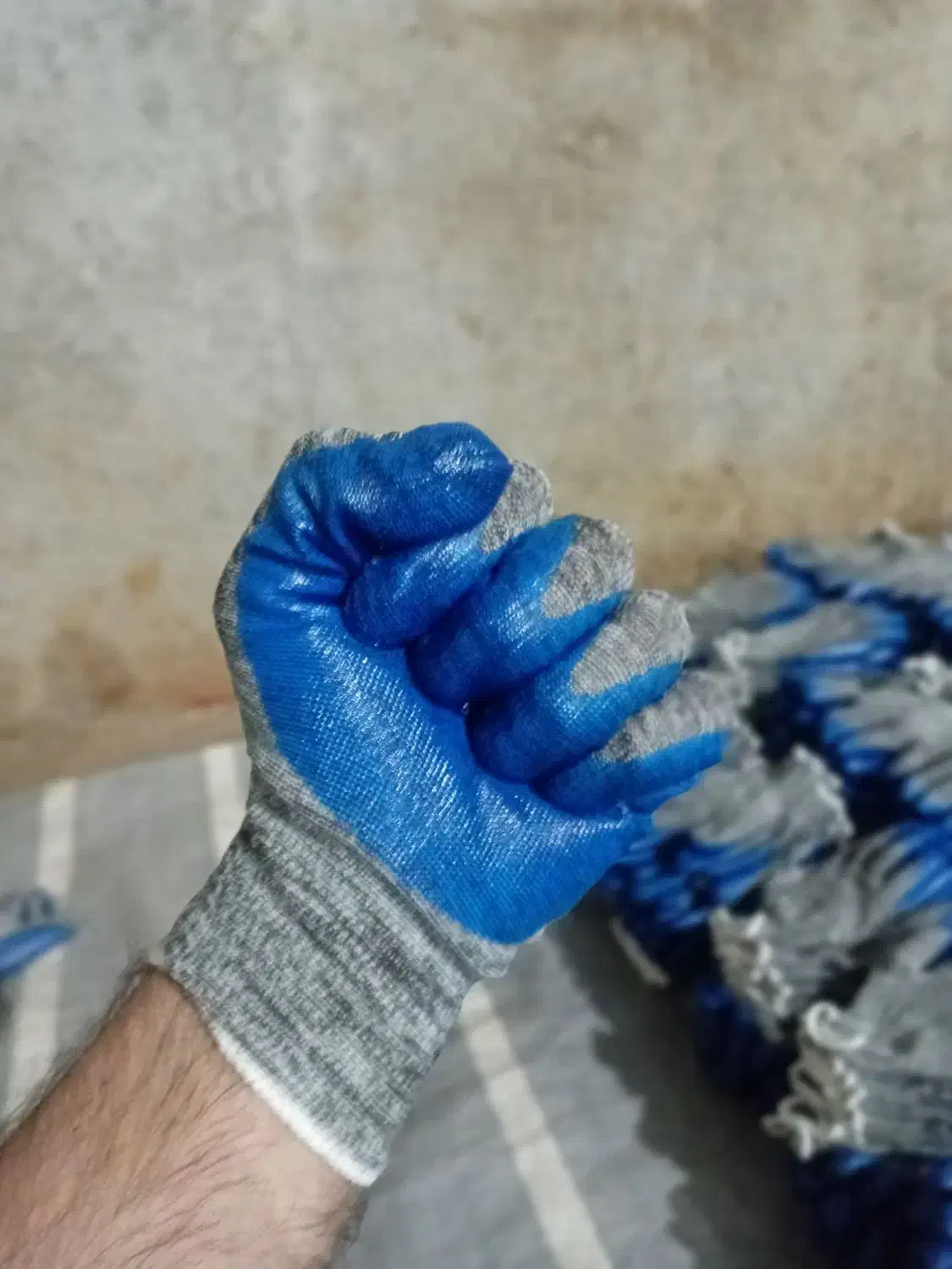 دستکش کارگری نیتریل|ابزارآلات|مشگین شهر, |دیوار