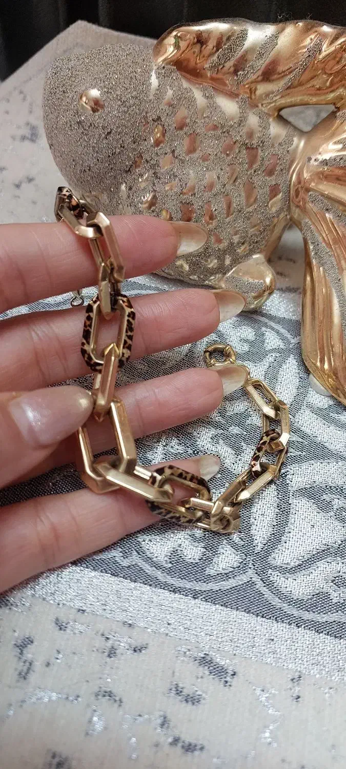 دستبند زیبا و ترند پلنگی طلا|جواهرات|بوشهر, |دیوار