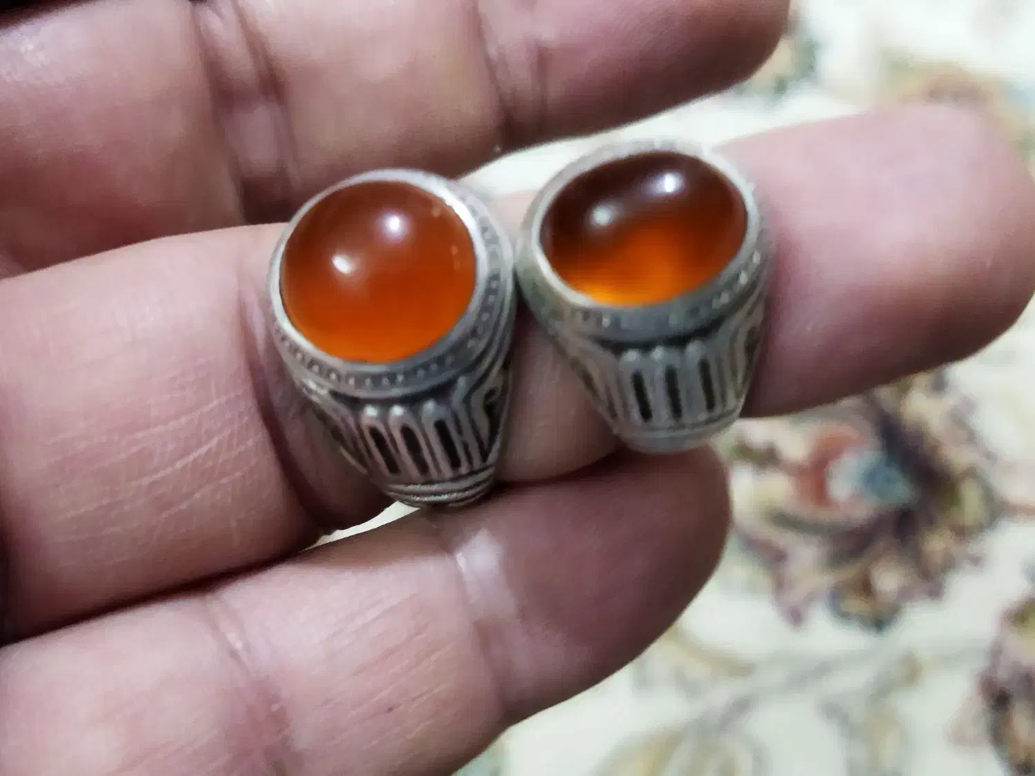 انگشتر نقره کهنه|بدلیجات|یزد, |دیوار