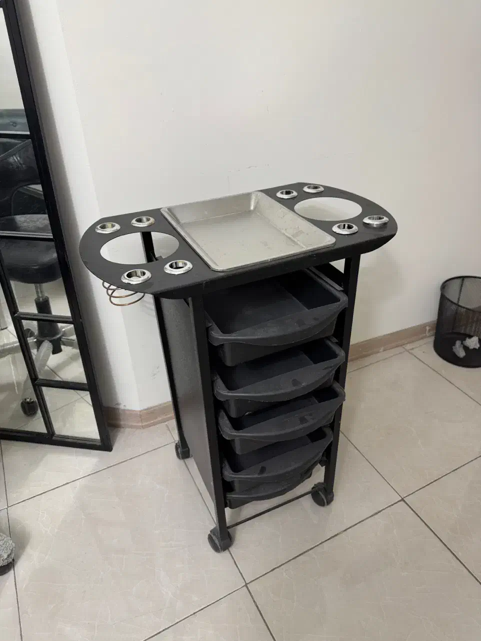 ست ۳ تیکه ترالی،صندلی، سرشور آرایشگاهی|آرایشگاه و سالن‌های زیبایی|قزوین, |دیوار