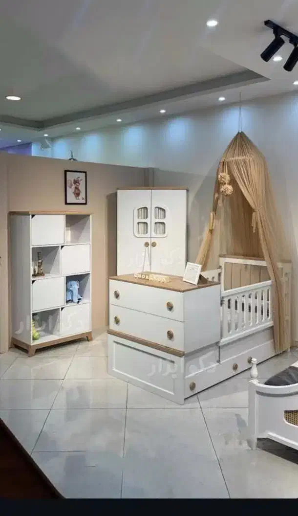 تولیدتخت خواب یکنفره دونفره سیسمونی نوزاد کد ۶۶۰|تخت و سرویس خواب|زنجان, |دیوار