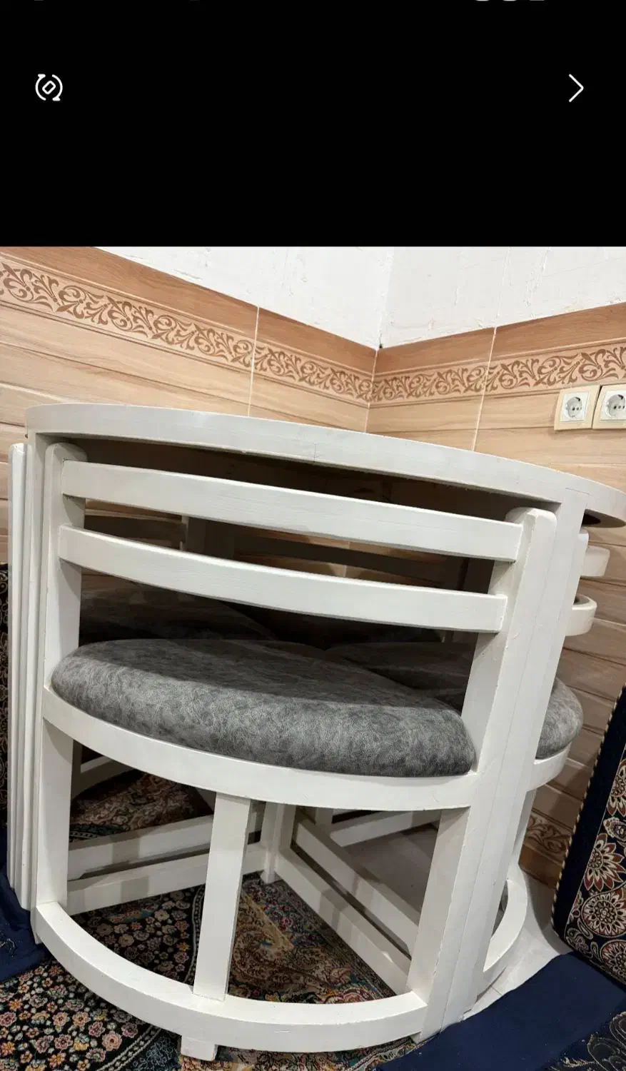 میز ناهار خوری کم جا|میز و صندلی غذاخوری|جیرفت, |دیوار