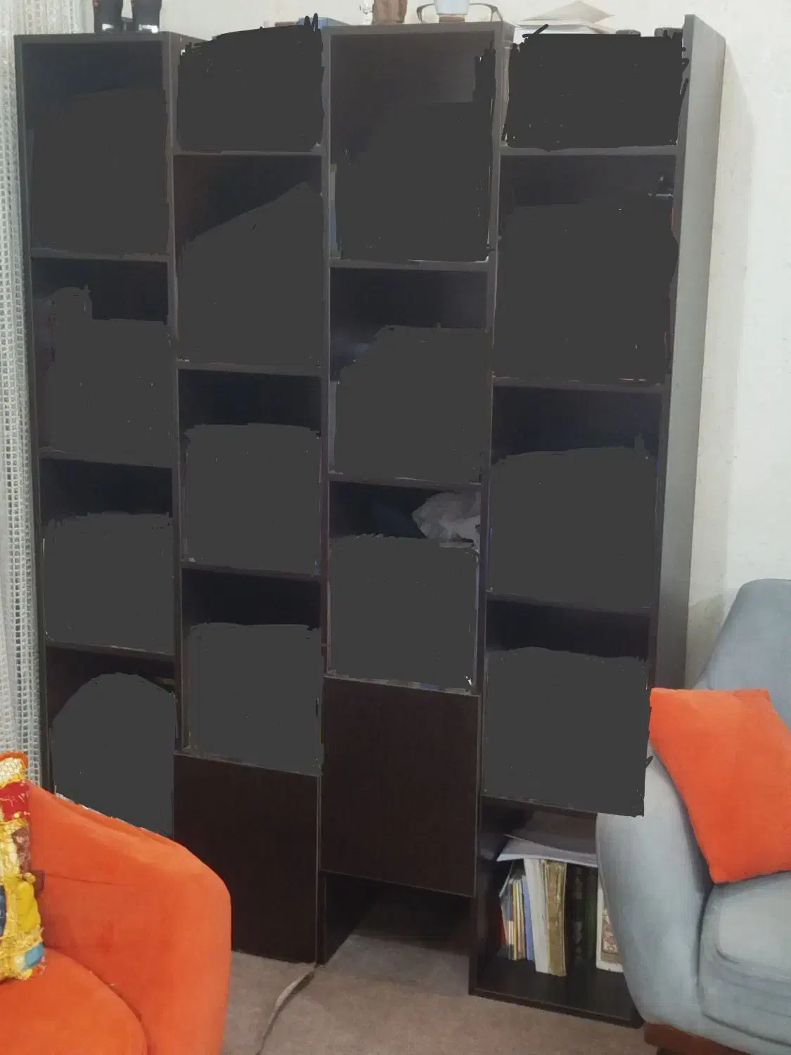 کتابخانه mdf اصل نه نئوپان بسیار محکم  ۱۸۰×۱۲۷×۳۵|کتابخانه، شلف، قفسه‌های دیواری|دزفول, |دیوار