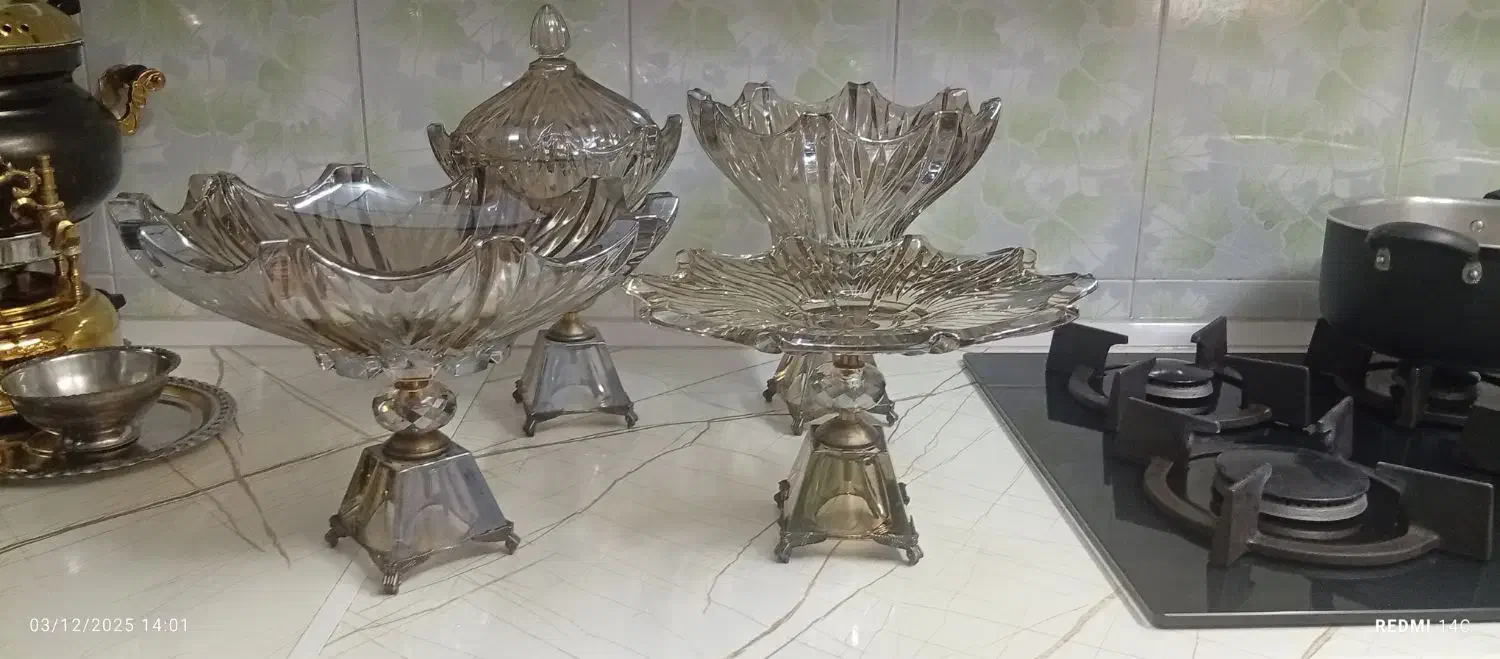 ست چهارتیکه پذیرایی درحدنو|ظروف سرو و پذیرایی|دهگلان, |دیوار