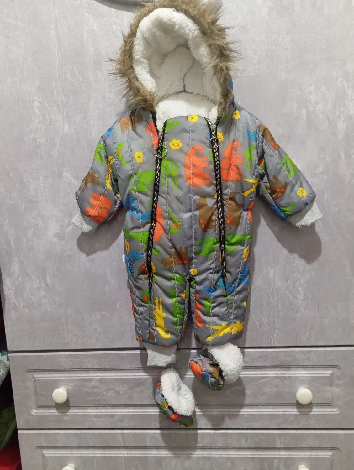 کاپشن سرهمی نوزاد|کفش و لباس بچه|چناران, |دیوار