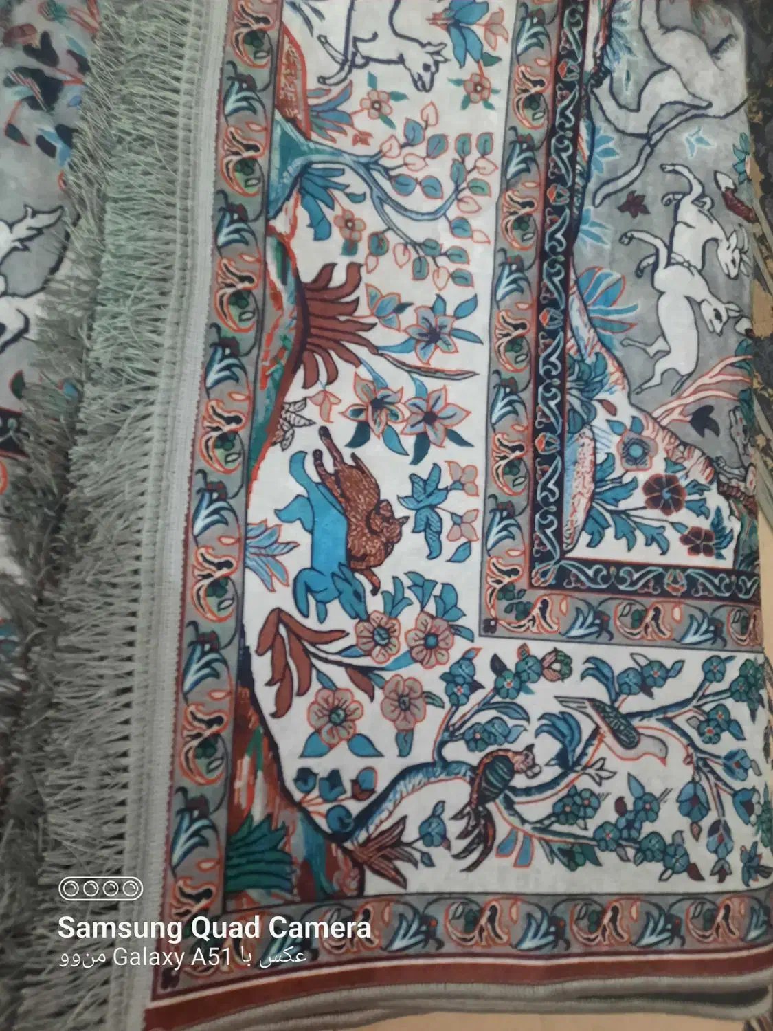 قالیچه مخمل نو|فرش|اصفهان, سرچشمه|دیوار