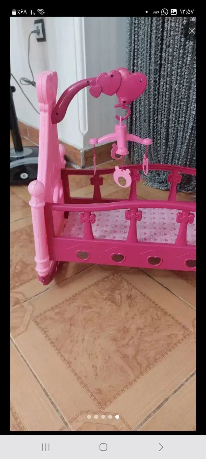 تخت عروسک سالم نو|اسباب‌‌بازی|رشت, منظریه|دیوار