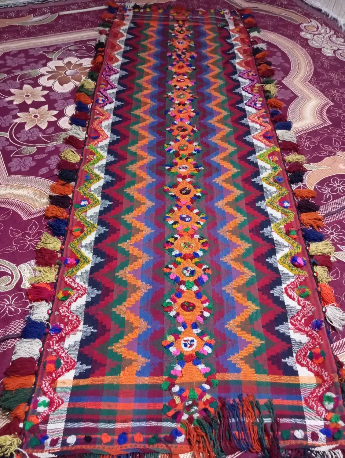 جاجیم|گلیم، جاجیم، گبه|سورنا, |دیوار