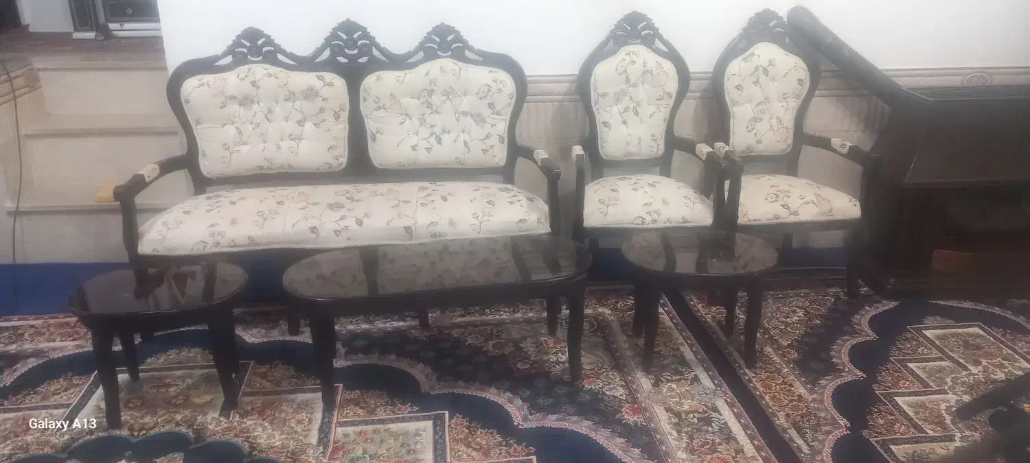 مبل سلطنتی ۹نفر|مبلمان خانگی و میز عسلی|تربت‌حیدریه, پائین ولایت|دیوار
