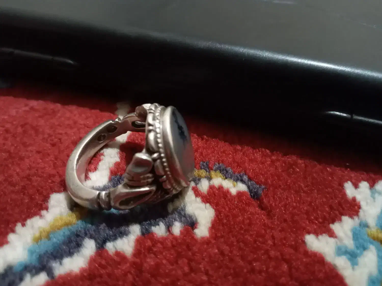 انگشتر نقره شجر رکاب قوی دست ساز چهار مهر|جواهرات|کوهدشت, |دیوار